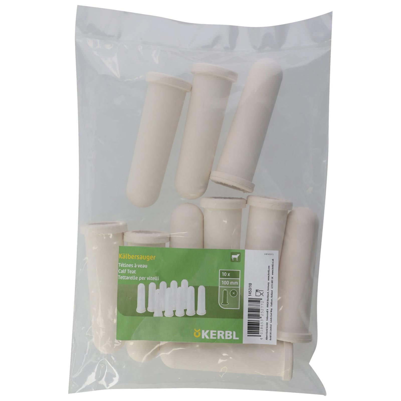 Calf Teat Standard white 100 mm (10 pcs.)