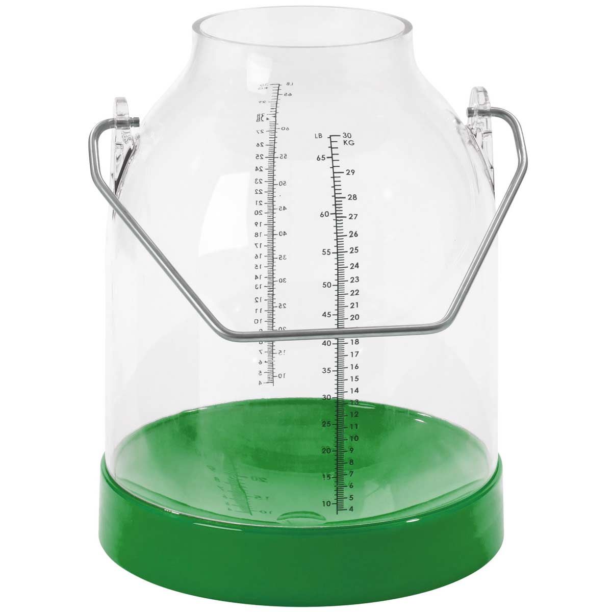 Mjölkhink plast 30 liter handtagshöjd 117 mm grön