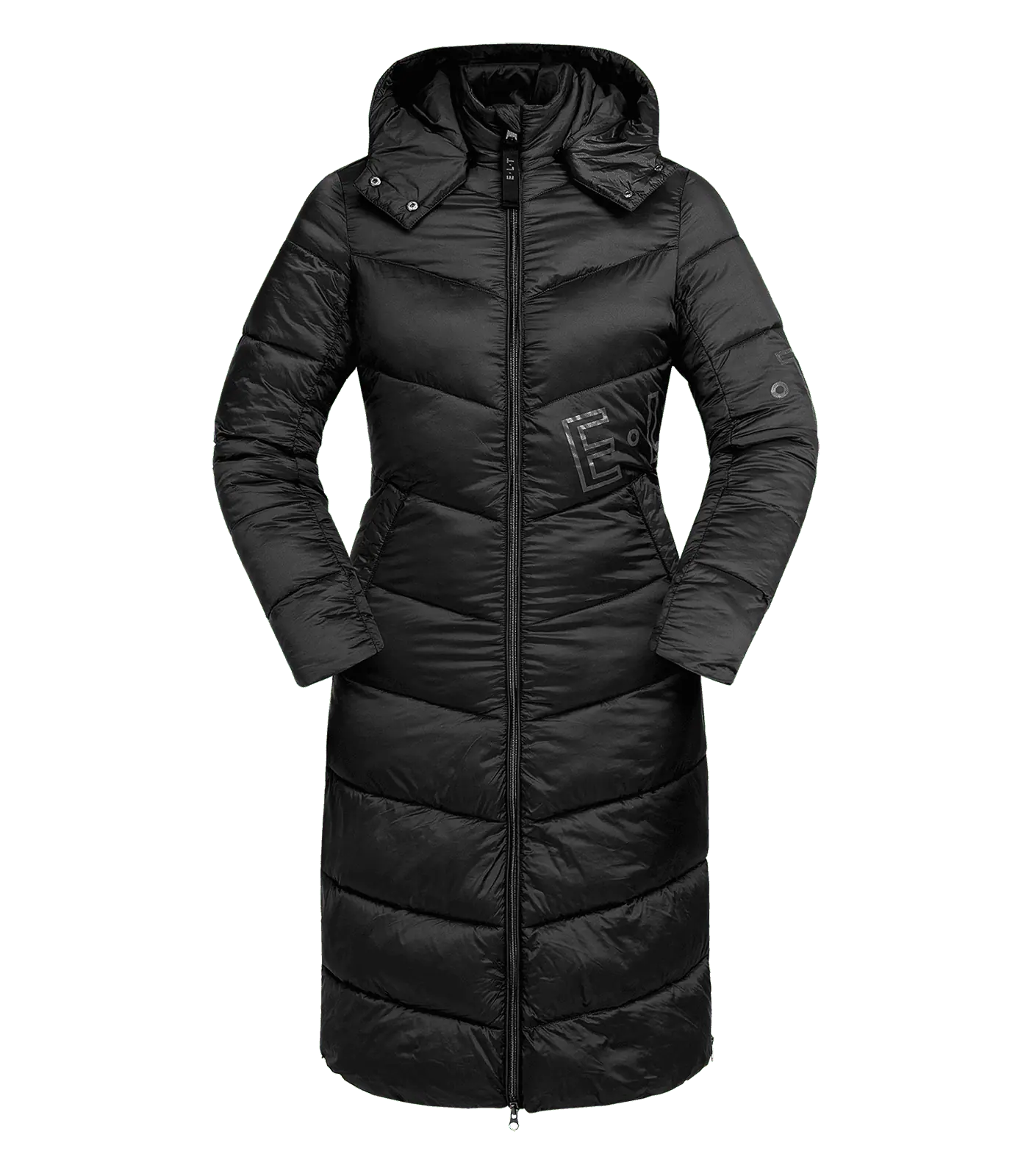 Manteau léger Oslo ELT noir - Manteau d'équitation femme, XS