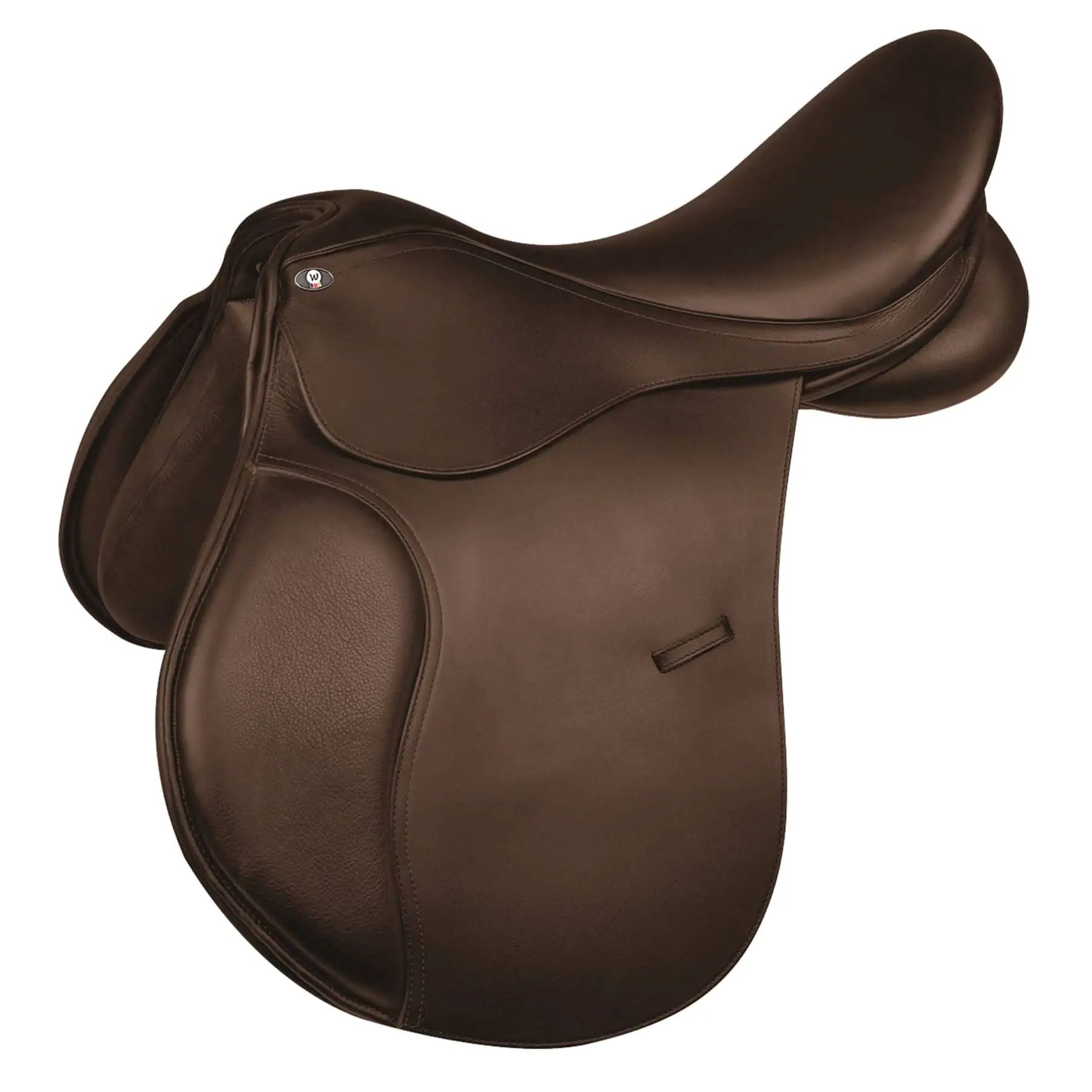 Waldhausen Vielseitigkeitssattel Comfort, Leder mit Wechselkopfeisen, braun, 17,5" / 44 cm