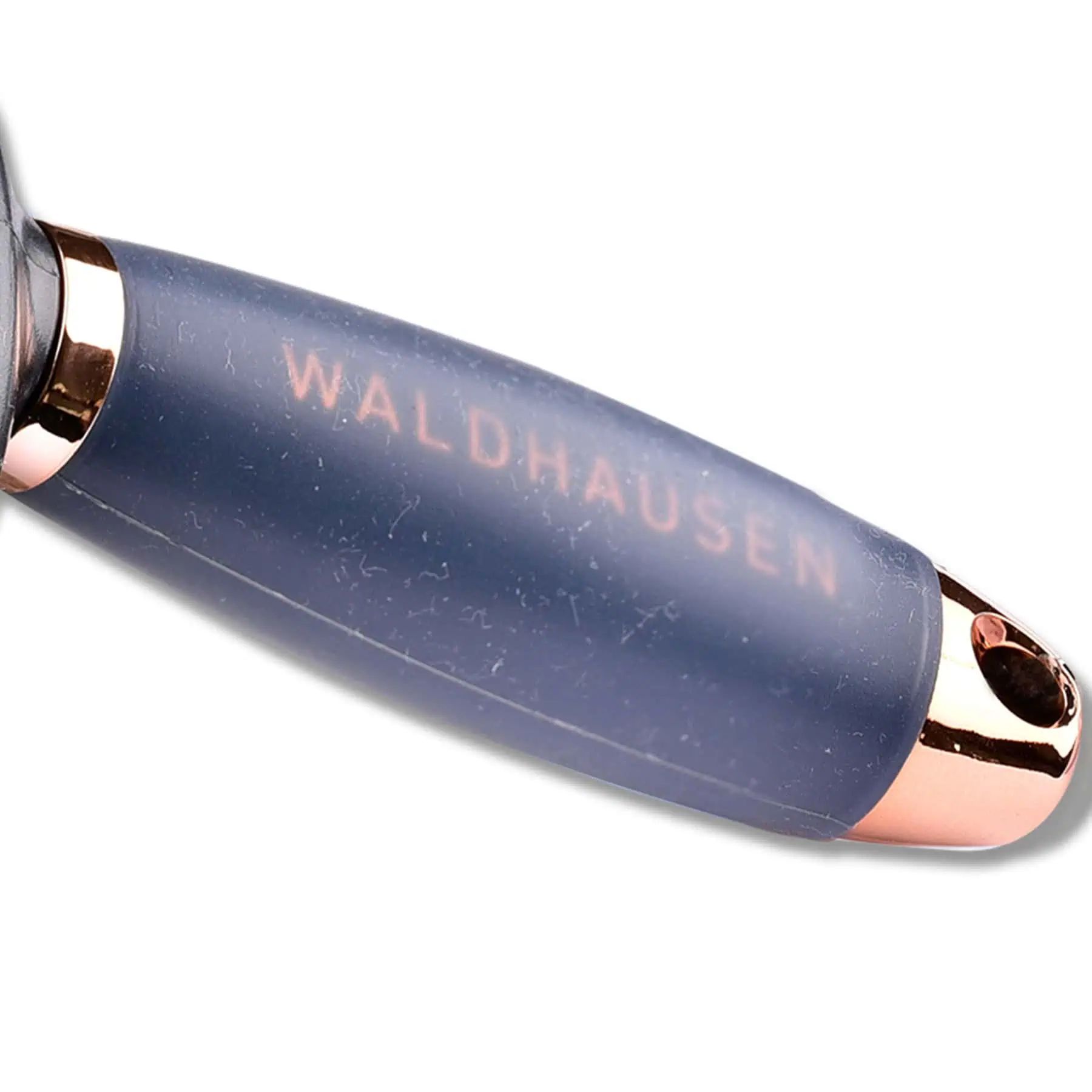 Waldhausen Fellwechselkamm mit Gelgriff, L, Für Fellpflege bei Hund & Pferd, Detailansicht, Logo