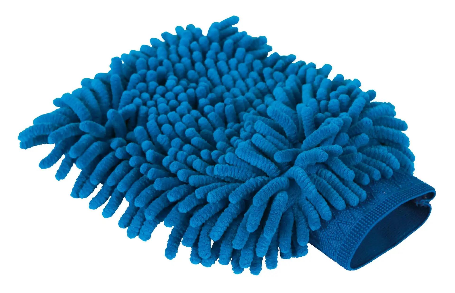 Grooming glove royal blue microfibre 20 x 15 cm