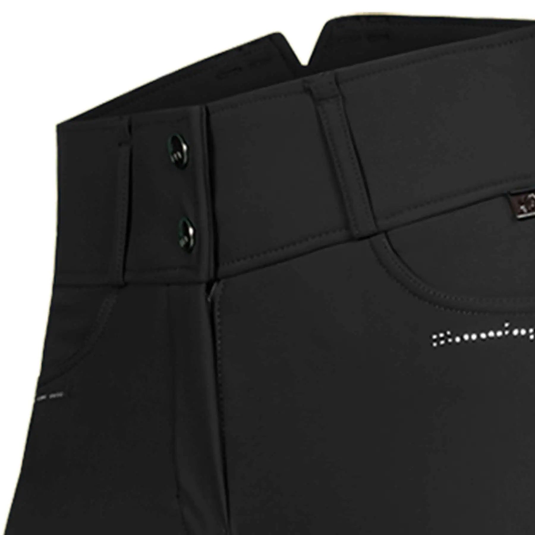 ELT Reithose Mathilda Glam High Waist Vollbesatz Silikon, schwarz D42