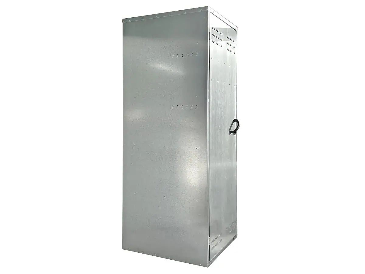 Growi Universalschrank für Reitausrüstung, Sattelkammer-Aufbewahrung, Vorhängeschloss, 190 x 75 x 75 cm