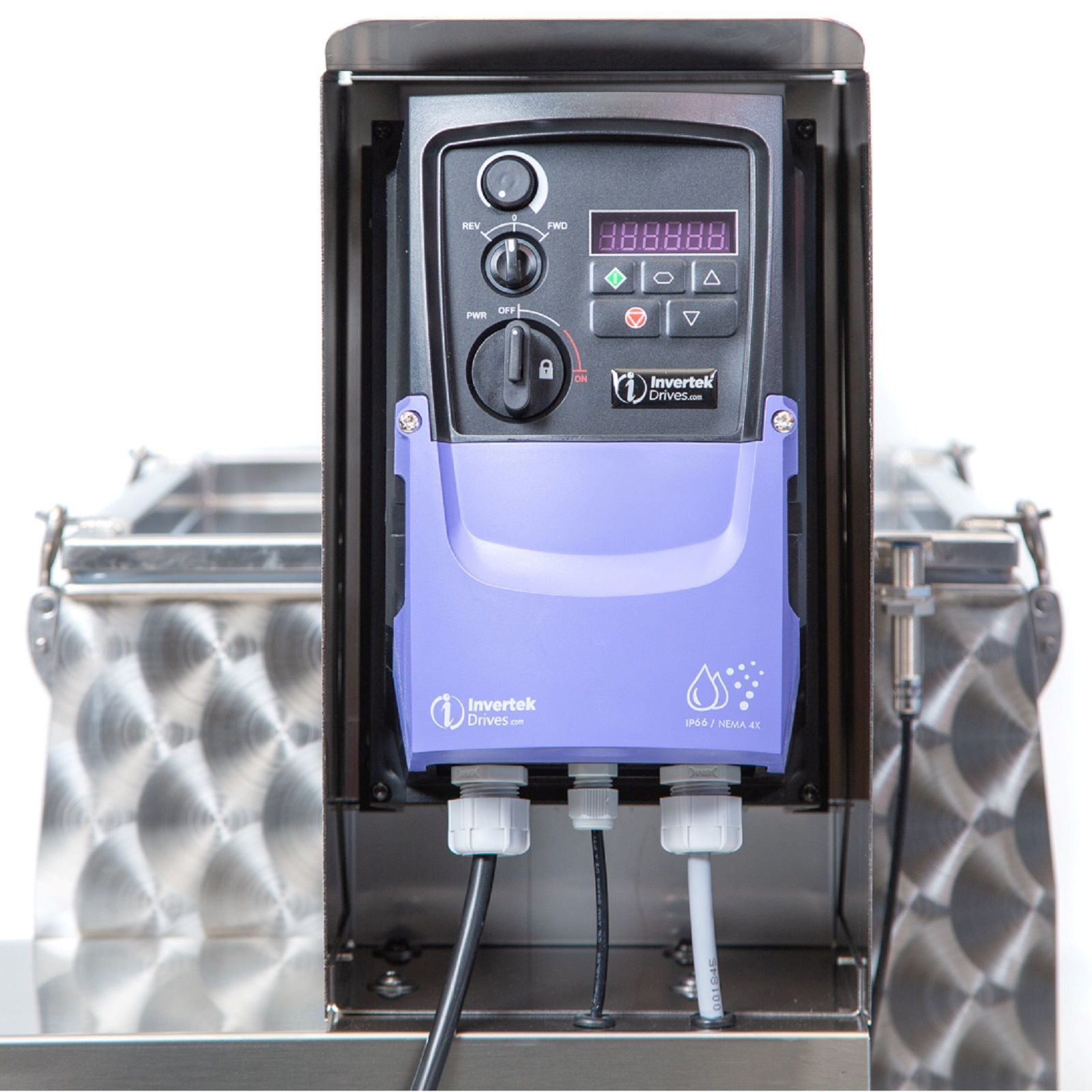 Milky Buttermaschine FJ 55 mit Kippmechanismus, elektrisch, Bedienelemente
