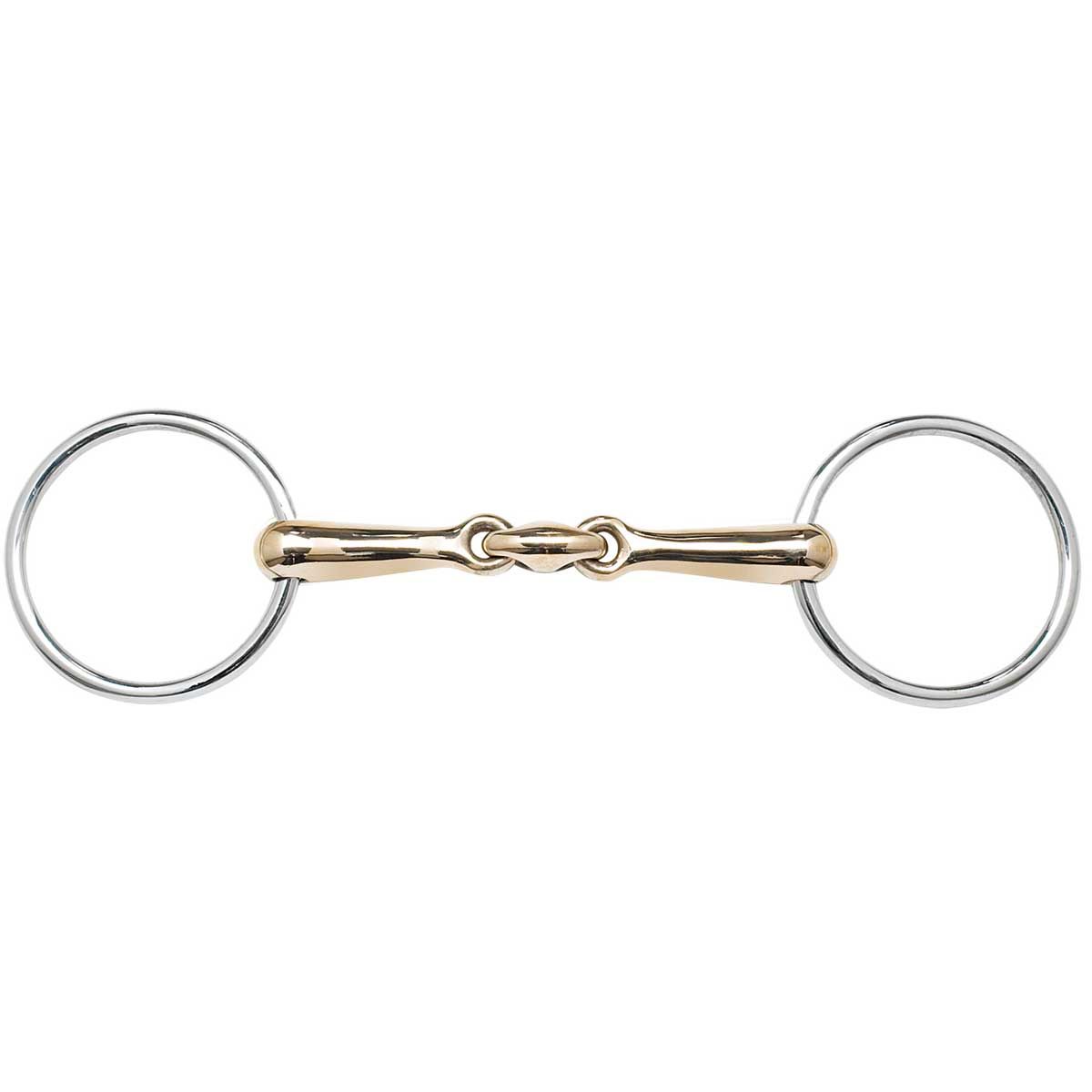 BUSSE Sous-bride kaugan à double rupture, anneaux en acier inoxydable 14,5 cm / 55 mm / 14 mm