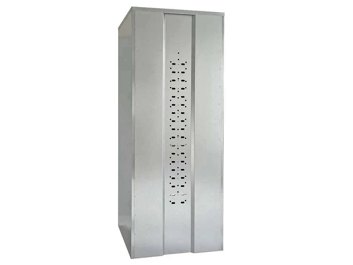 Growi Universalschrank für Reitausrüstung, Sattelkammer-Aufbewahrung, Vorhängeschloss, 190 x 75 x 75 cm