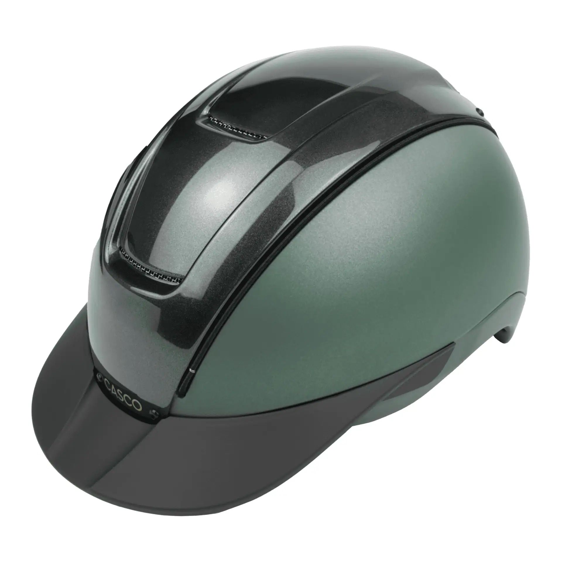 Casco Reithelm Duell Essential mit Insektenschutz, Aluminium, prime green, 51-54