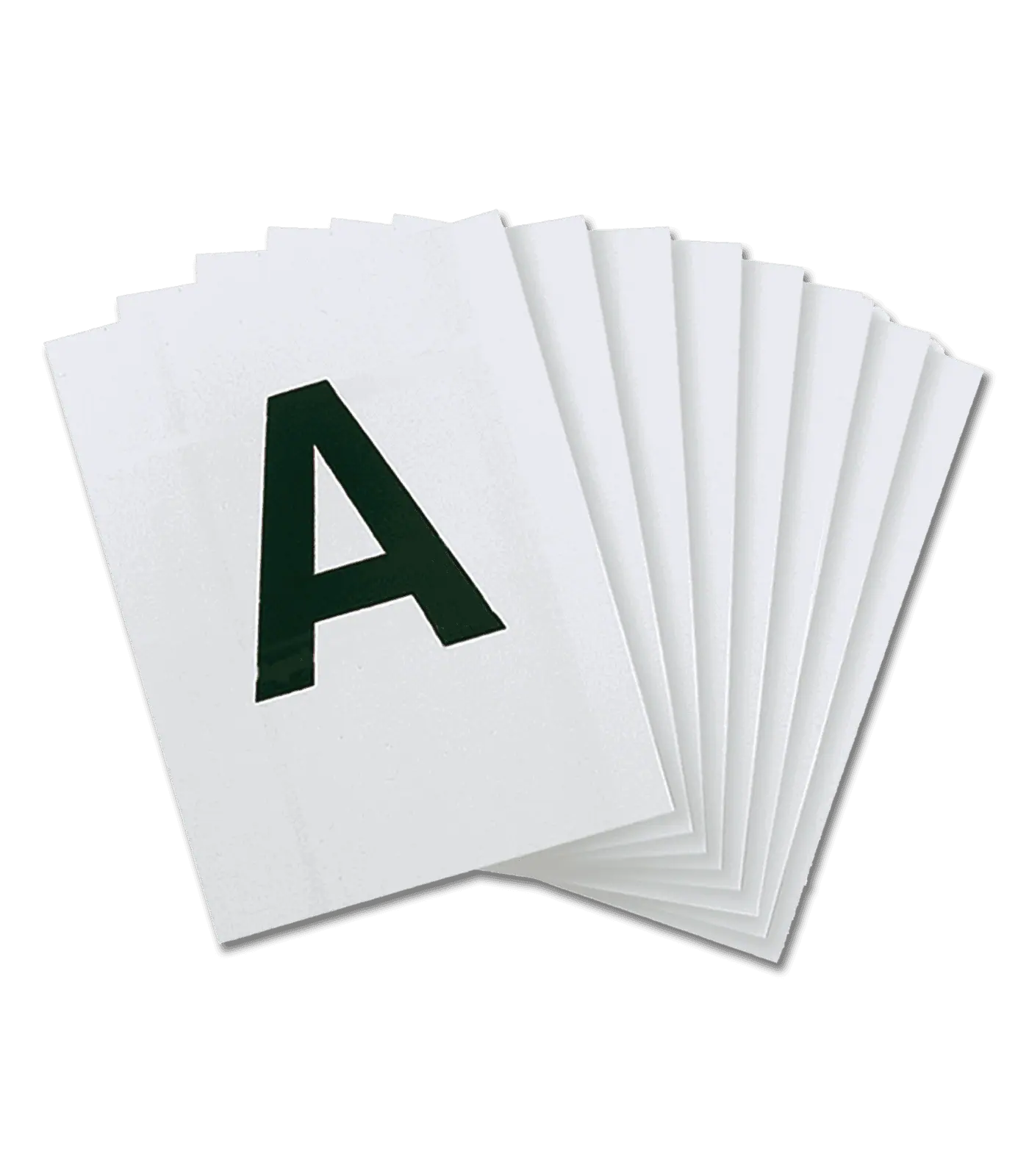 Lettres sur plaque, 20 x 60 m