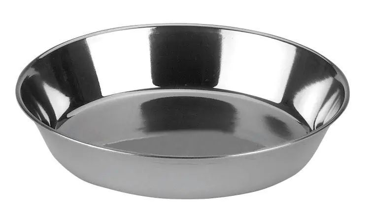 Kerbl Stainless Steel Cat Bowl, 13 cm, 300 ml, Dishwasher Safe and Rust-Free