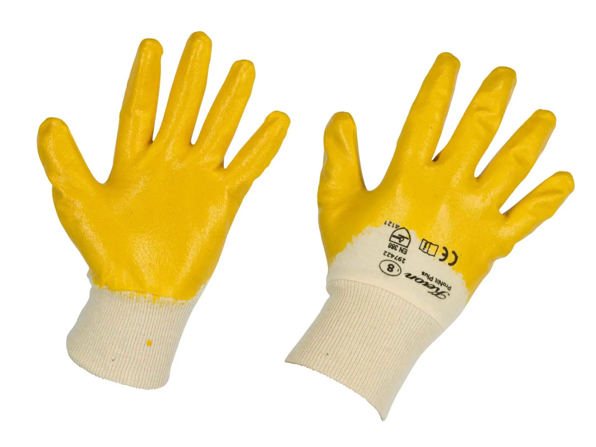 Kerbl Gant de travail ProNit Plus, revêtement nitrile, poignet tricoté, taille 7