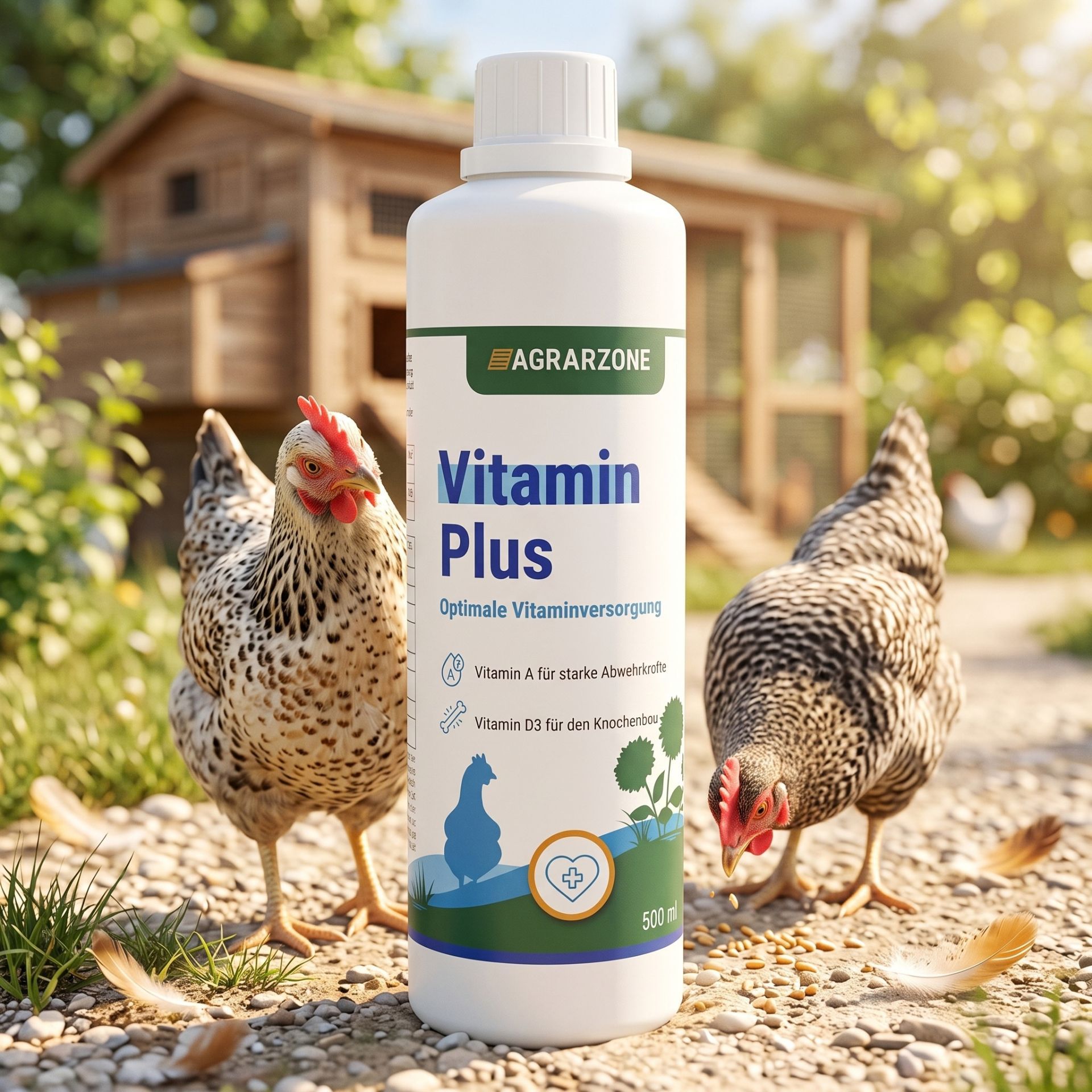 Agrarzone VitaminPlus diétás kiegészítő takarmány A-, D3-, E-vitaminnal, 500 ml