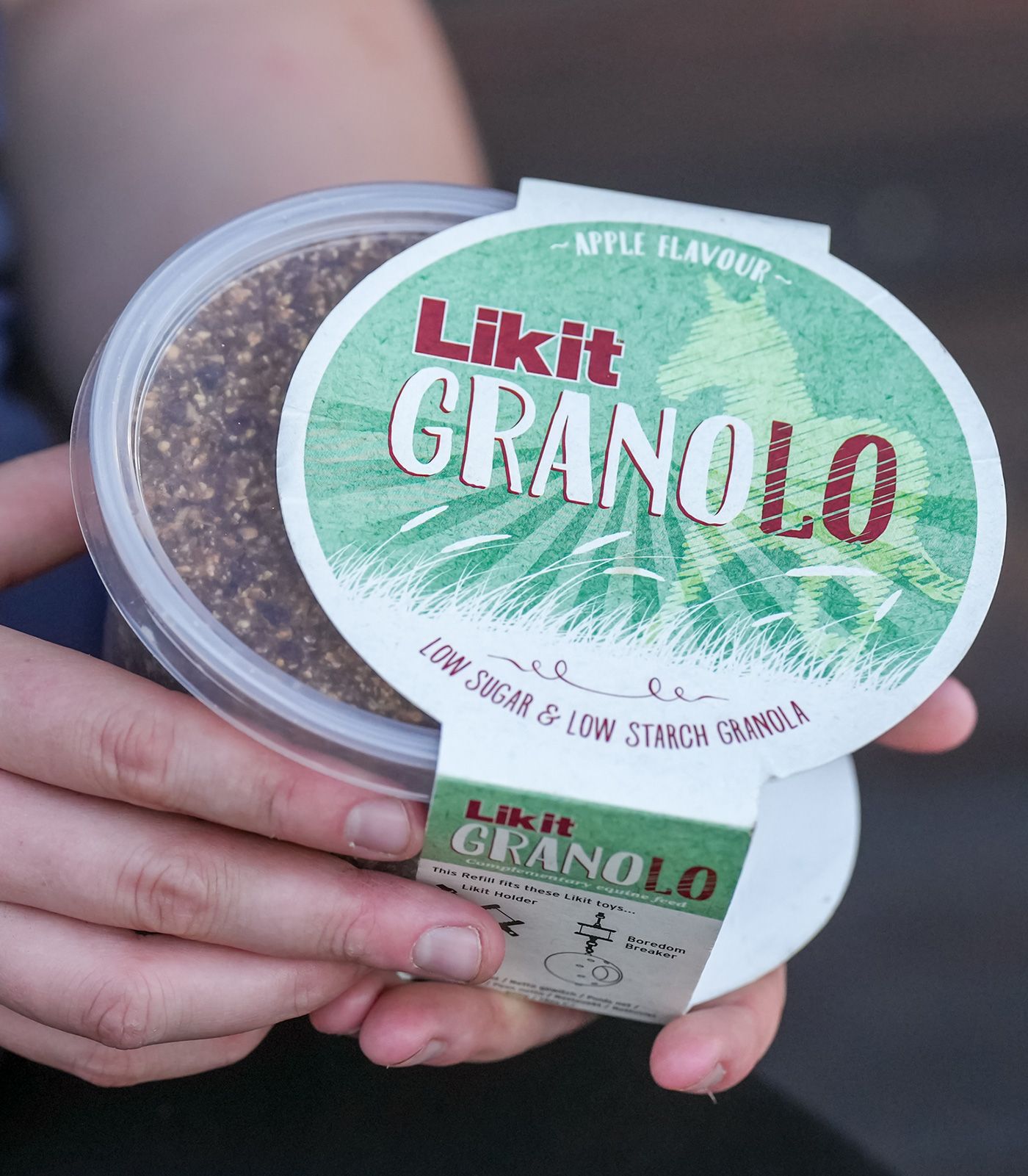 Likit Müsli weniger Zucker 400 g, Nachfüller für Halter und Boredom Breaker