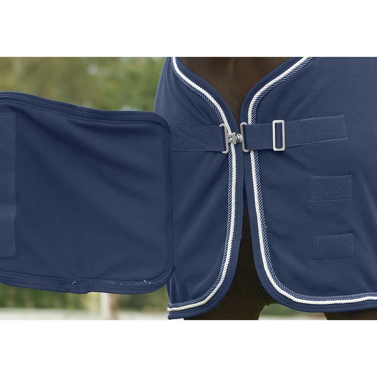 BUSSE Cooler PARADE, Heavy Fleece Horse Rug with Double Cord, detail view, closure