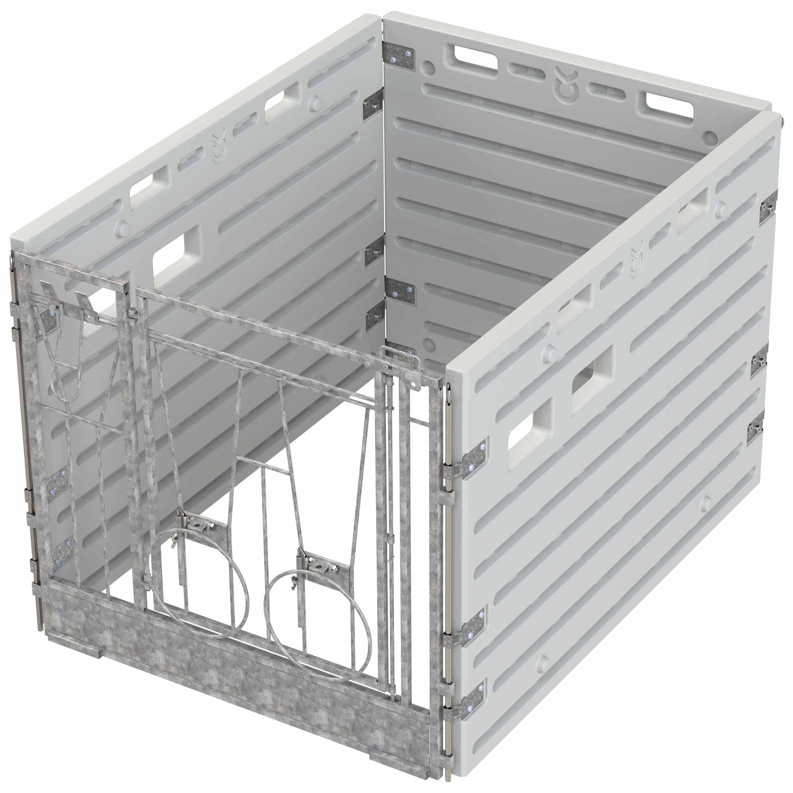 Kerbl Case à veau modulaire simple indépendante, environ 1,8 m², image d'illustration
