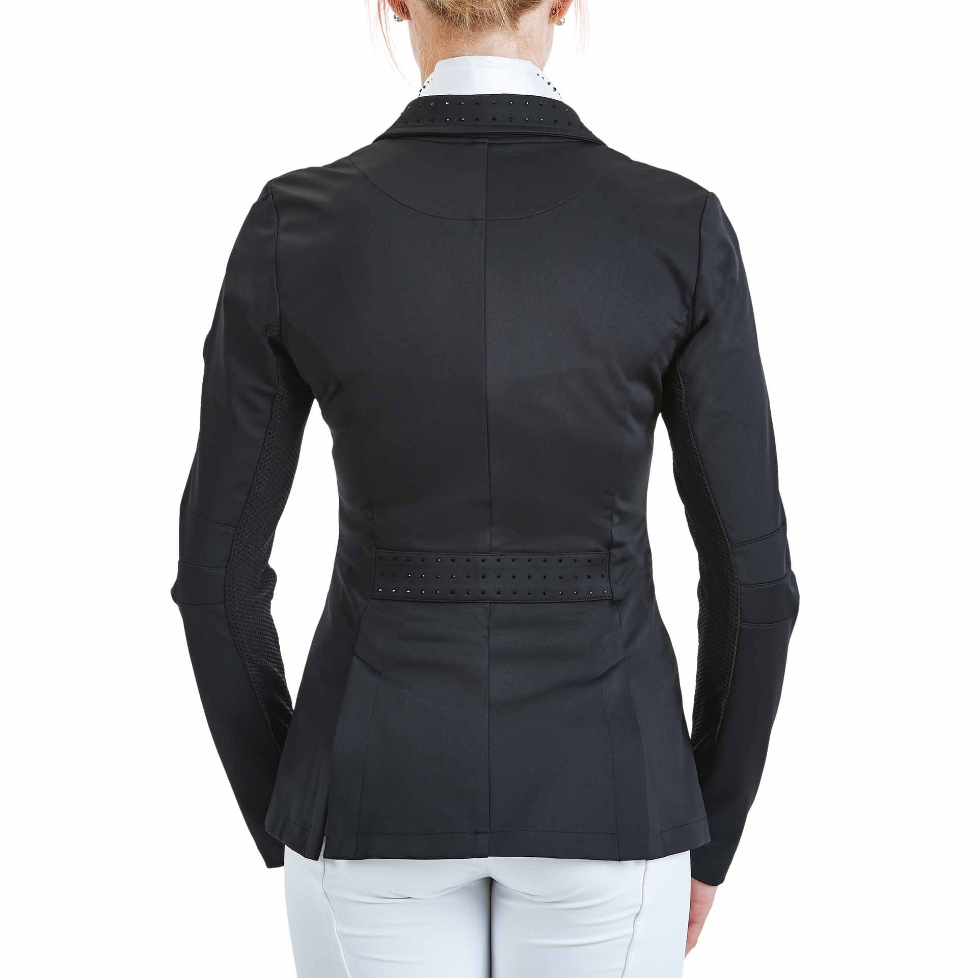 Veste de concours BUSSE ALMERIA, jaquette courte avec inserts mesh, vue arrière