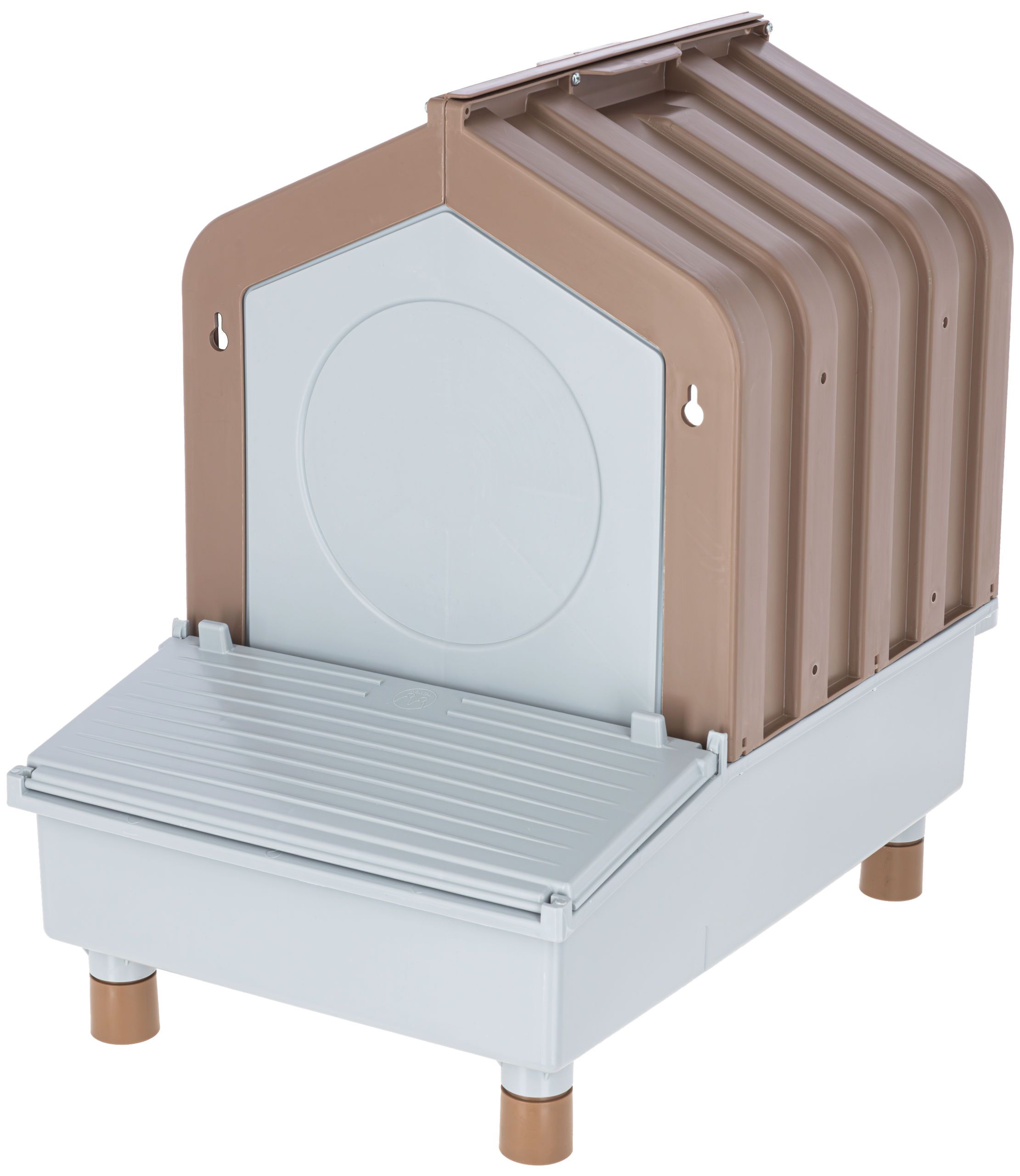 Kerbl Legenest Kunststoff modular, 2in1 für 5 Hühner, Vorderansicht