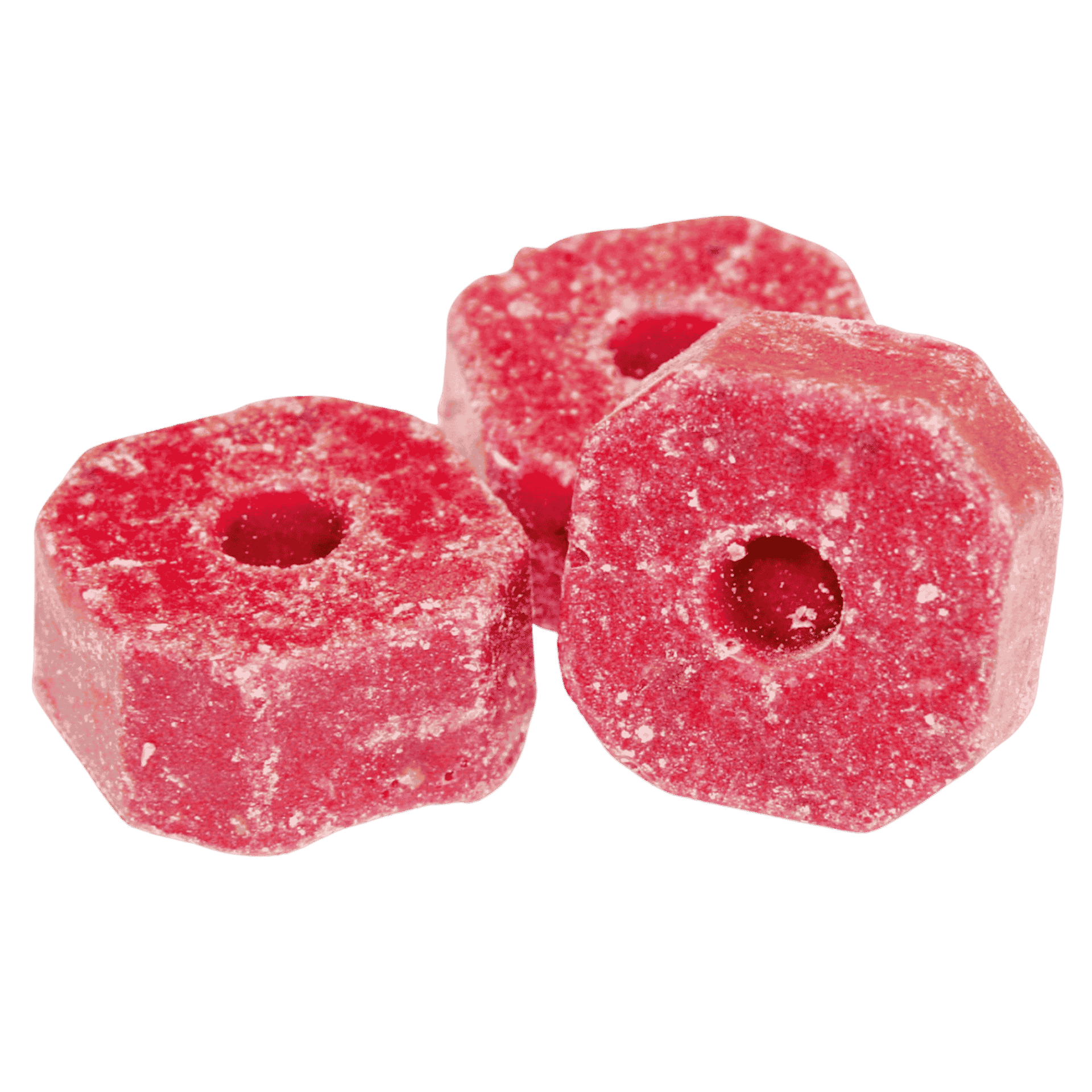 bonbon, Gummibärchen?, pink, zuckerüberzogen, ringförmig