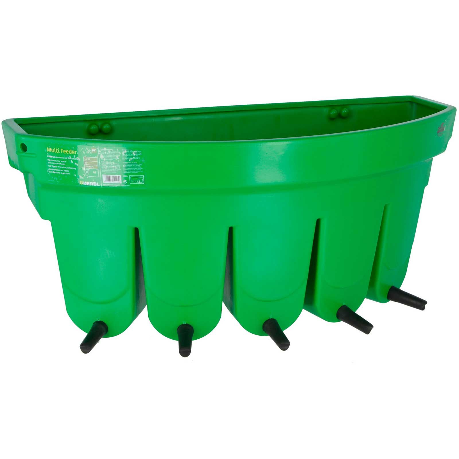 Abreuvoir pour veaux Multi Feeder Kerbl à 5 compartiments et tétines