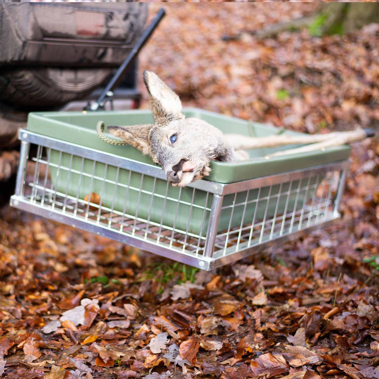 Eurohunt Allzweck- und Wildwanne, im Einsatz