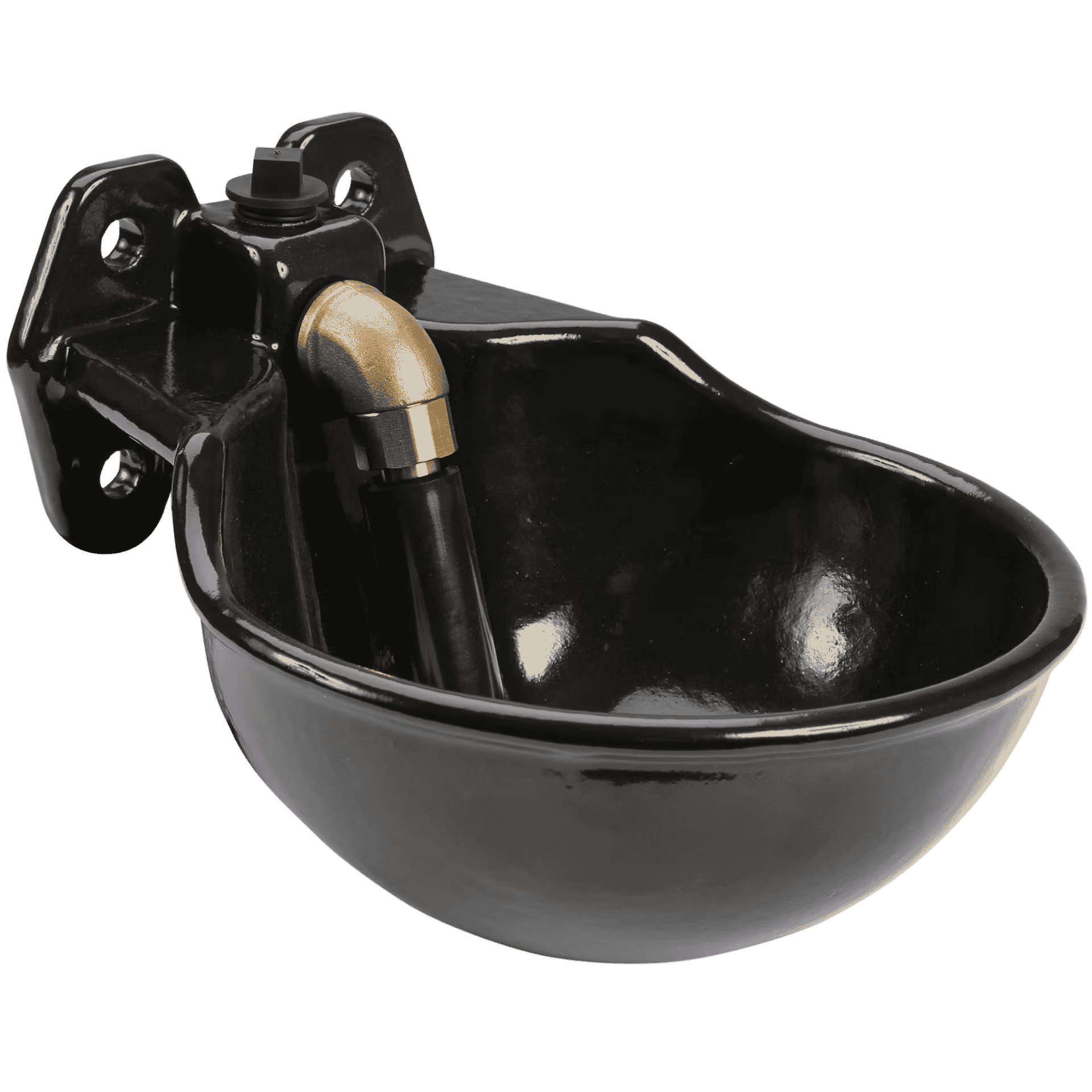 steel, black, basin, faucet, valve