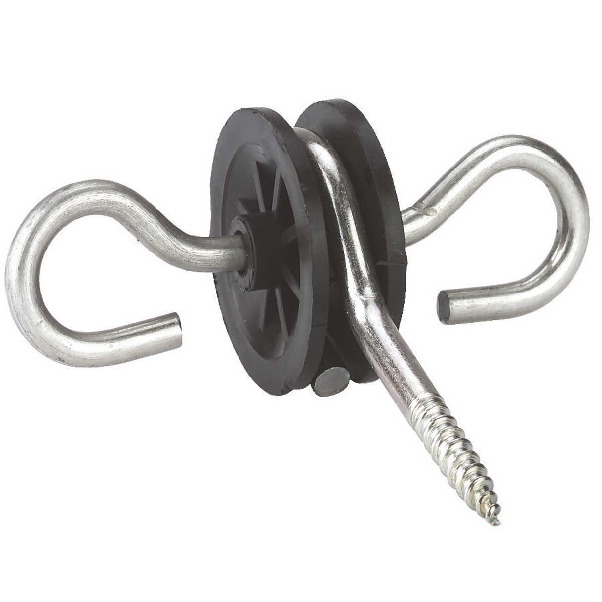 10x Torgriffisolator mit Einlegehaken 360° drehbar
