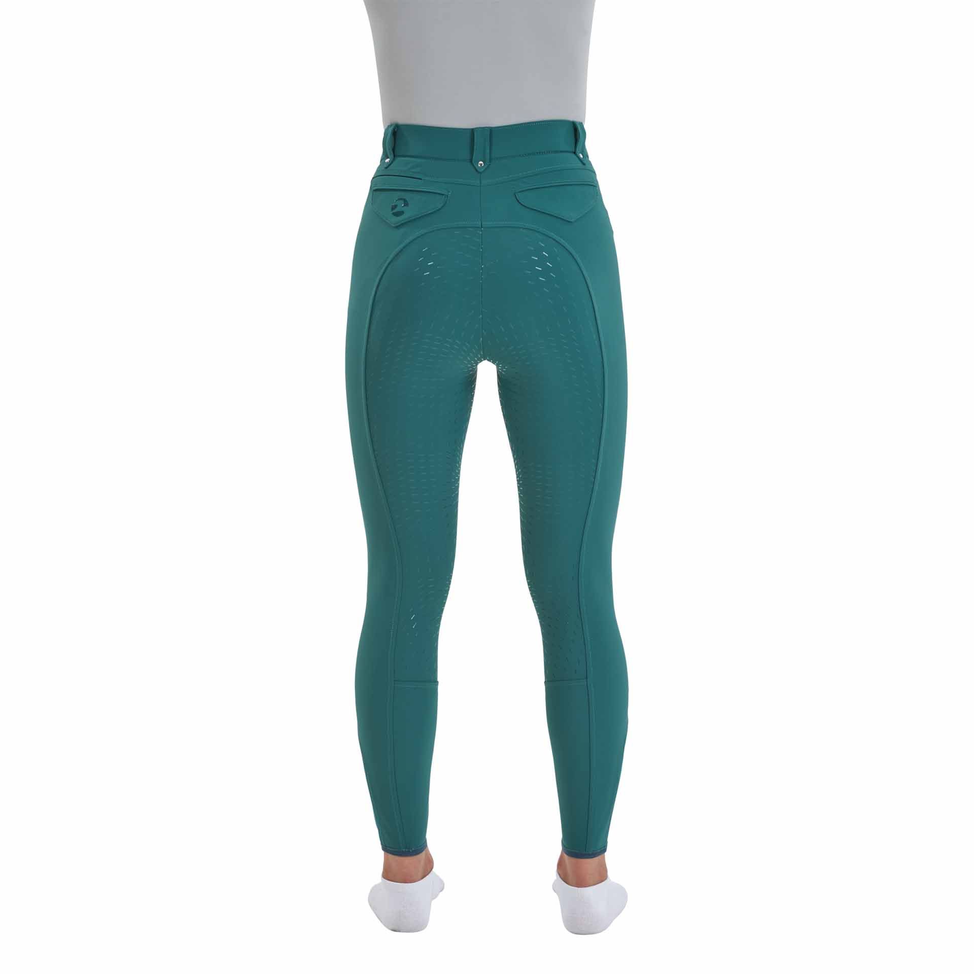 Pantalon d'équitation BUSSE NAVIA, léger pour l'été avec grip, vue arrière