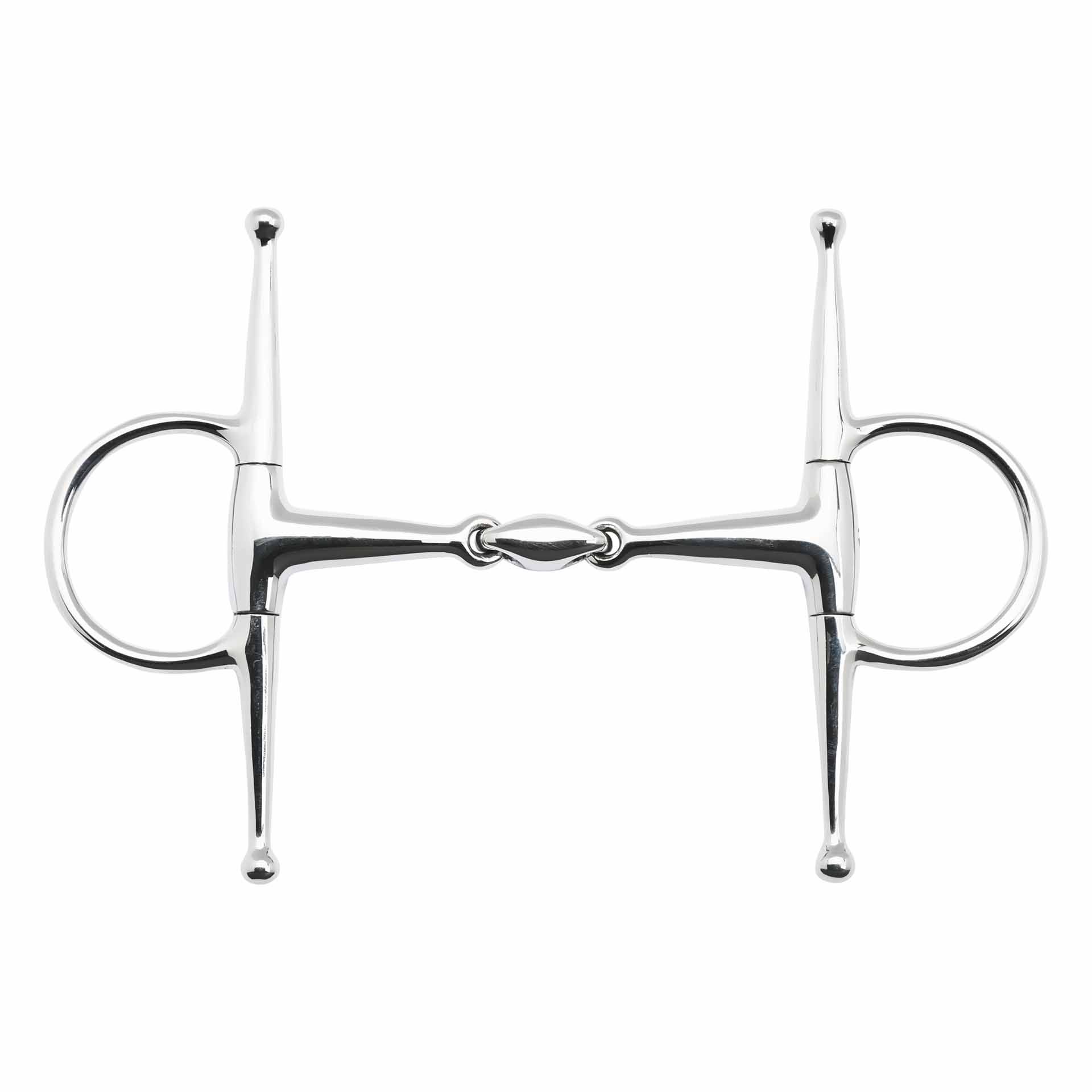 Mors de filet à branches BUSSE inox, 16 mm, brisure French-Link