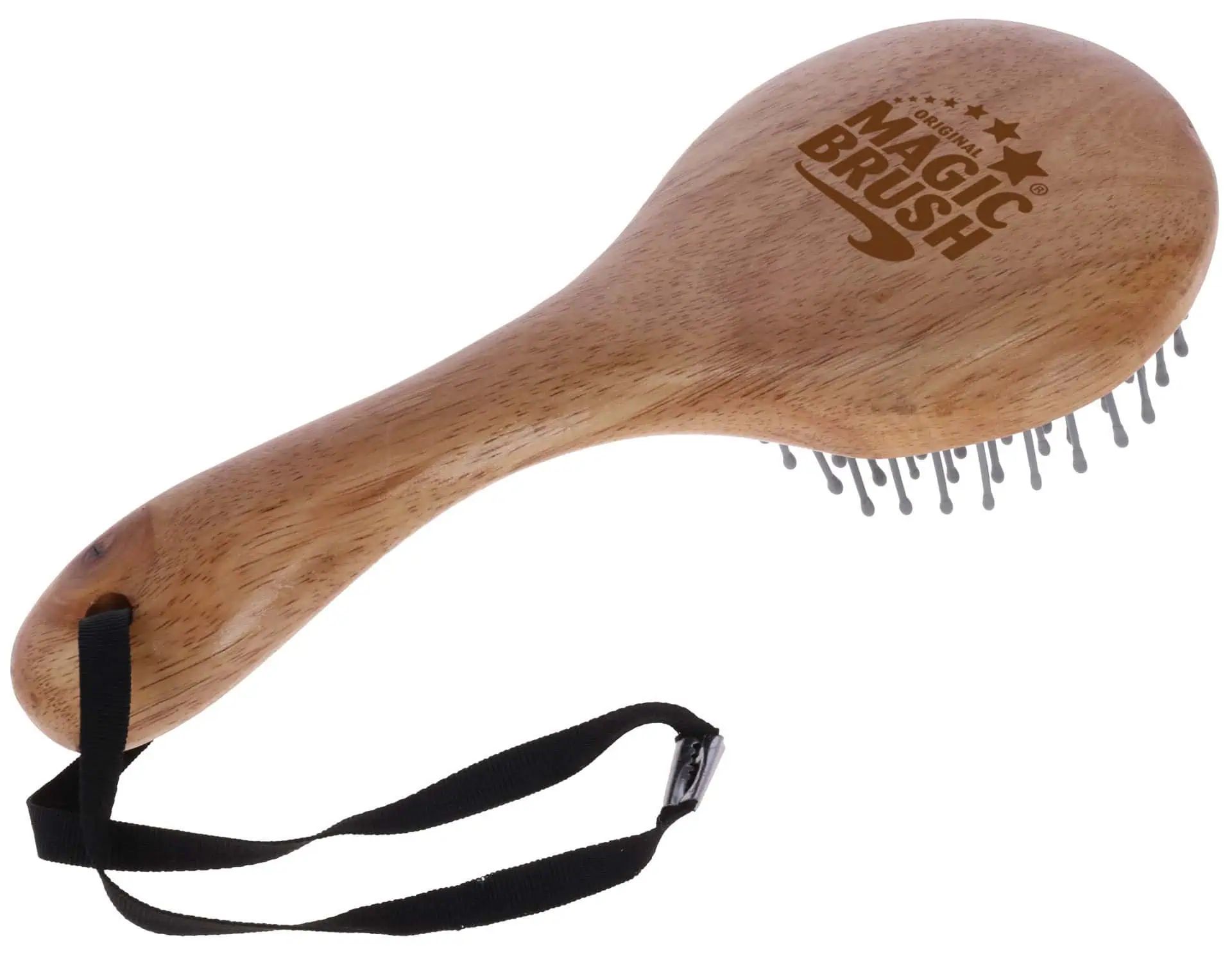 Brosse à crinière et à queue MagicBrush en bois