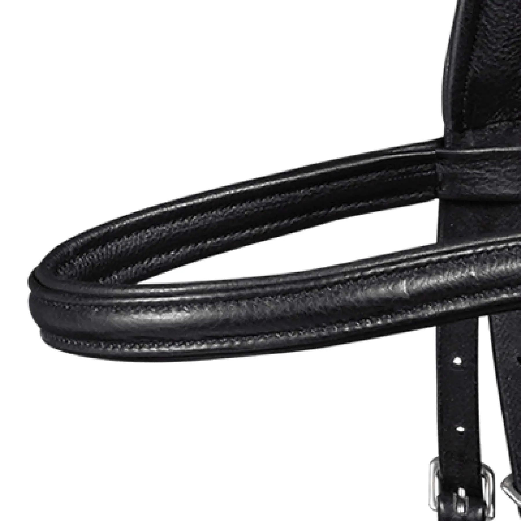 Briglia Waldhausen X-Line Supersoft senza imboccatura, nera, Pony