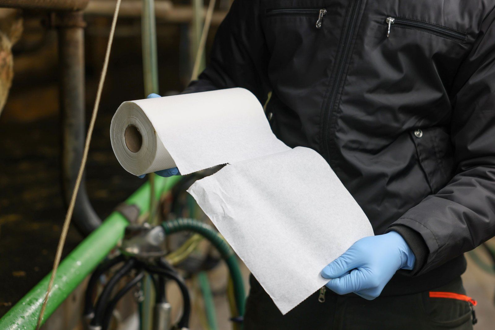 Kerbl UdderoClean Udder Paper for Wet & Dry Cleaning, 2x 200 Sheets