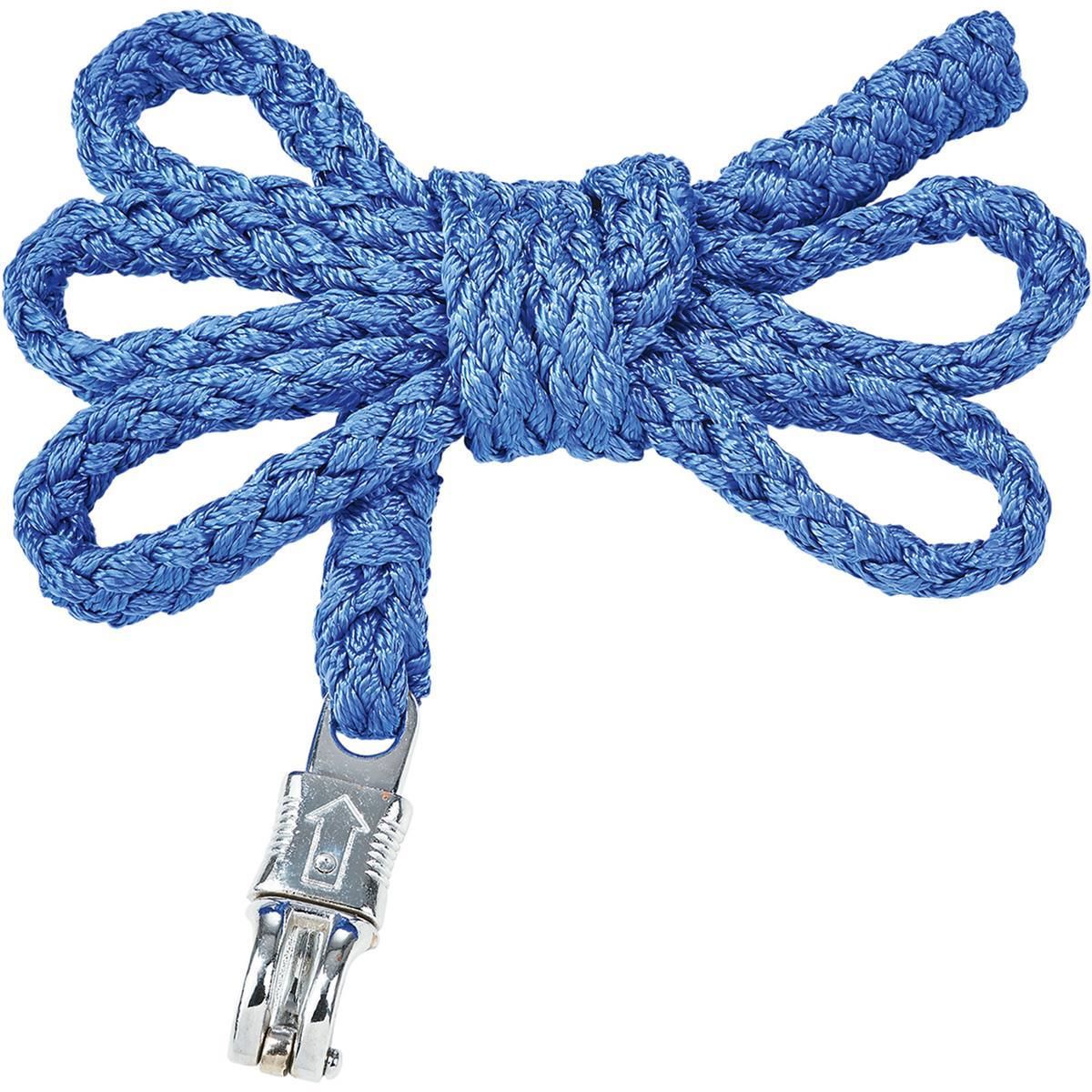 BUSSE Corde attachée uni bleu royal Crochet de panique
