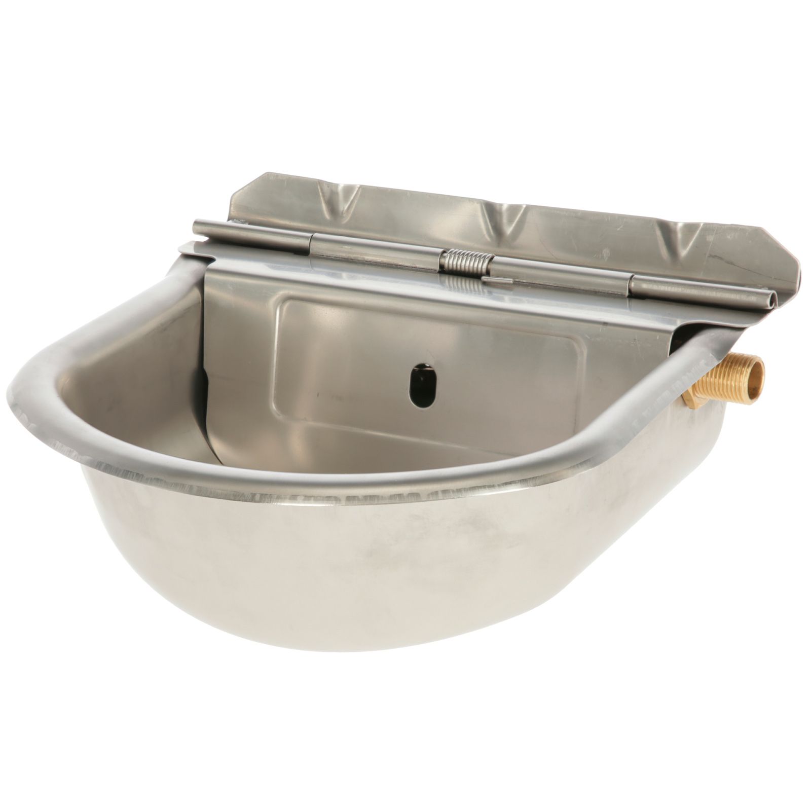 Abreuvoir à flotteur Kerbl S1098 pour chevaux, acier inox