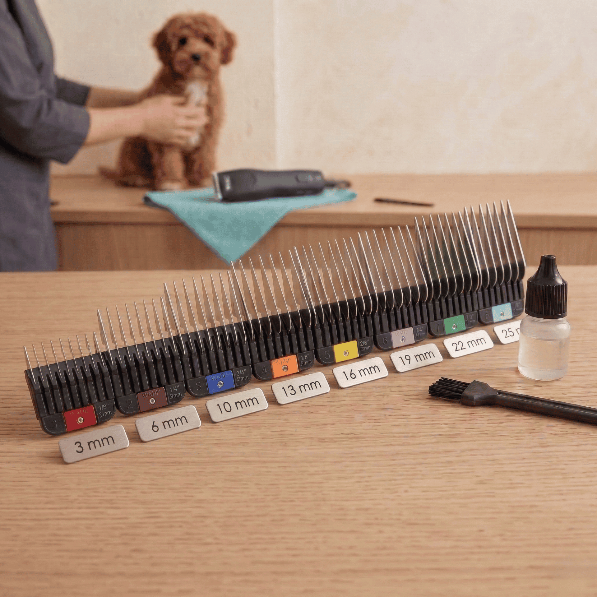 Tosatrice WAHL Max 50+ a filo con set di rialzi in acciaio inox, accessorio
