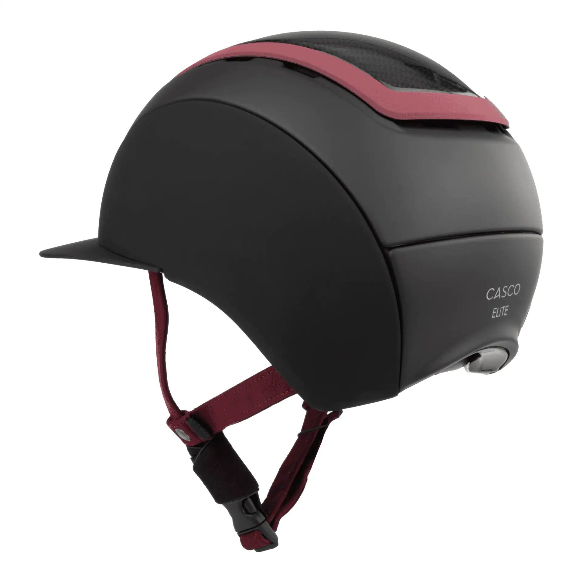 Casque d'équitation Casco Elite Precision, top carbone, sportif, vue de côté