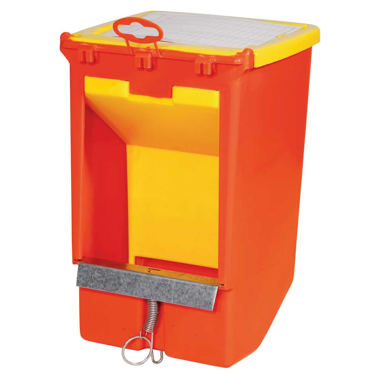 Kerbl Rabbit Feeder, Plastic with Metal Rodent-Proof Guard