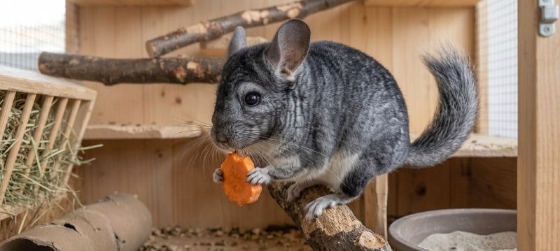 Hrană pentru chinchilla și degu