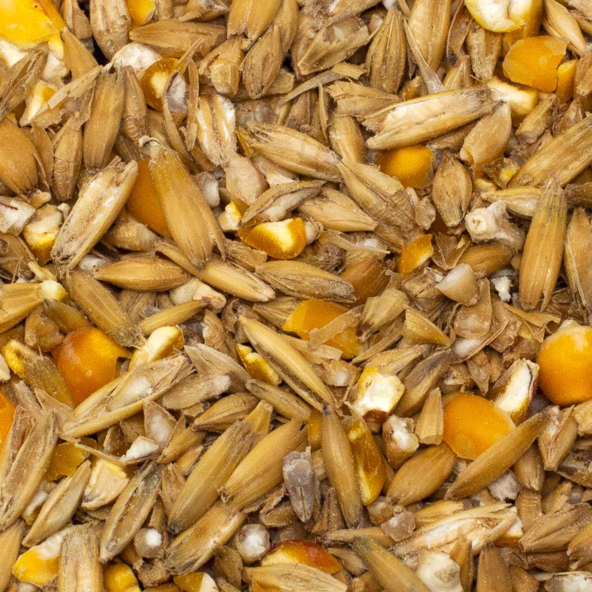 Leimüller cereal mix for horses 20 kg, detail view, material