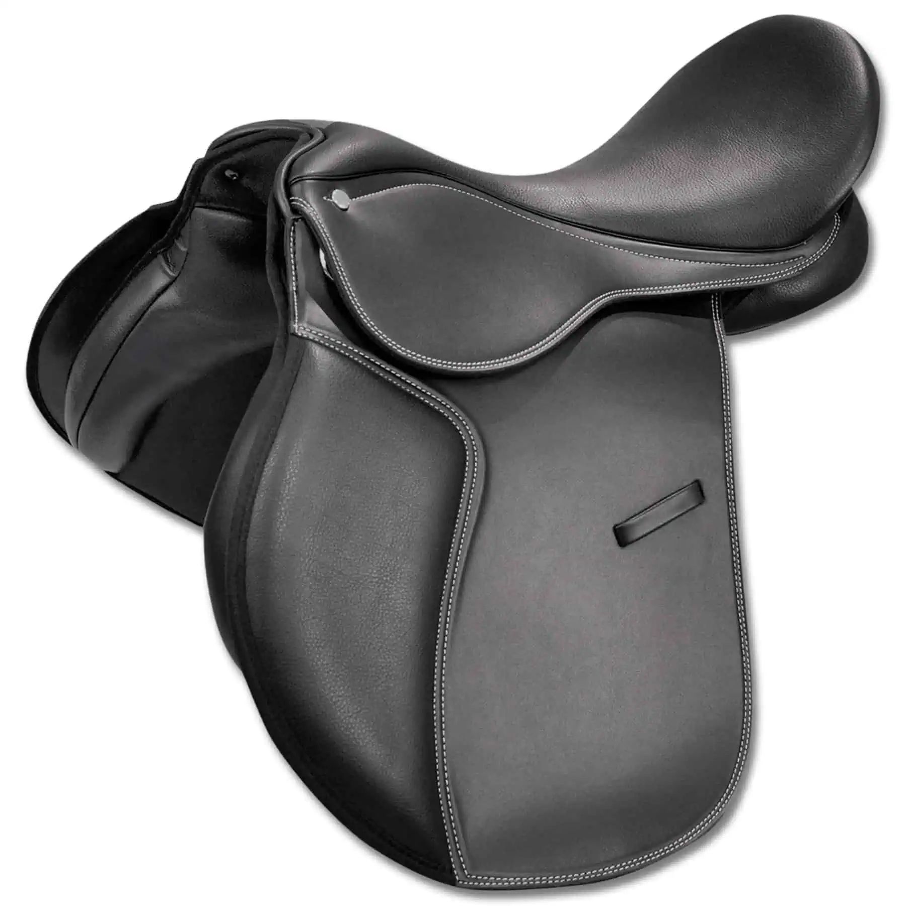 Waldhausen Economic General Purpose Saddle, Synthetic, Pony, Black