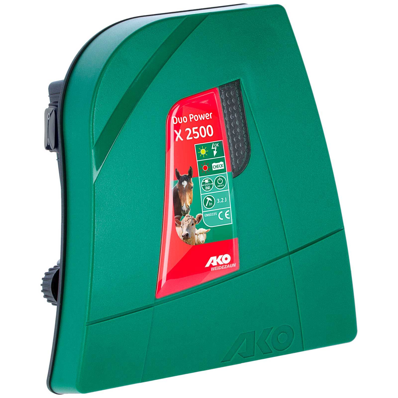 Ako Duo Power X 2500 Weidezaungerät 12V / 230V, 3,2 Joule