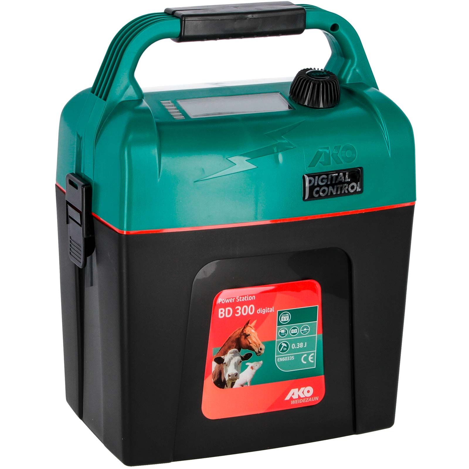 Électrificateur AKO Power Station BD 300 digital, 9V, 0,38 joule