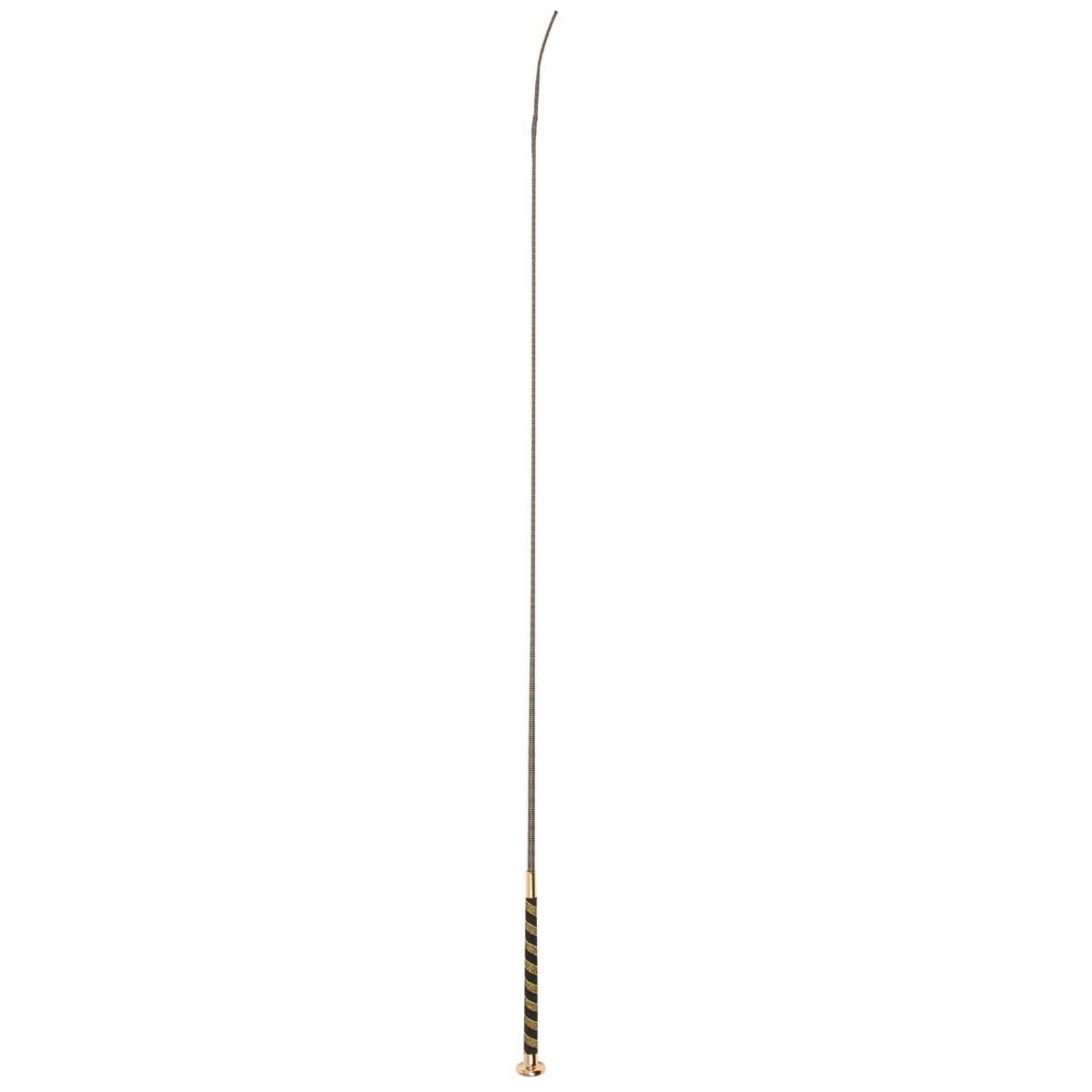 Covalliero Frustino da Dressage 110 cm impugnatura antiscivolo, oro/argento