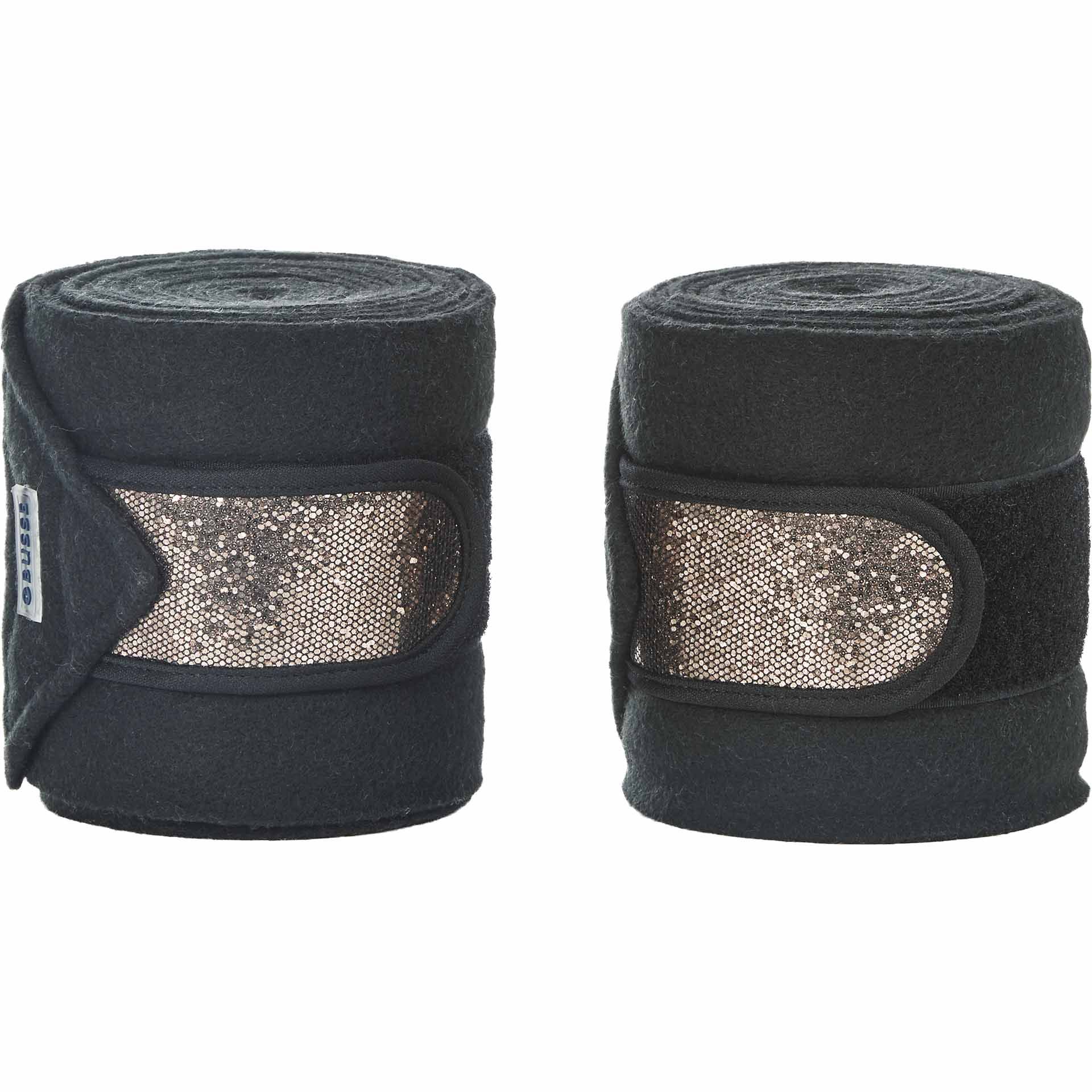 BUSSE Bandage CLASSIC GLITTER 350x12 svart/brons