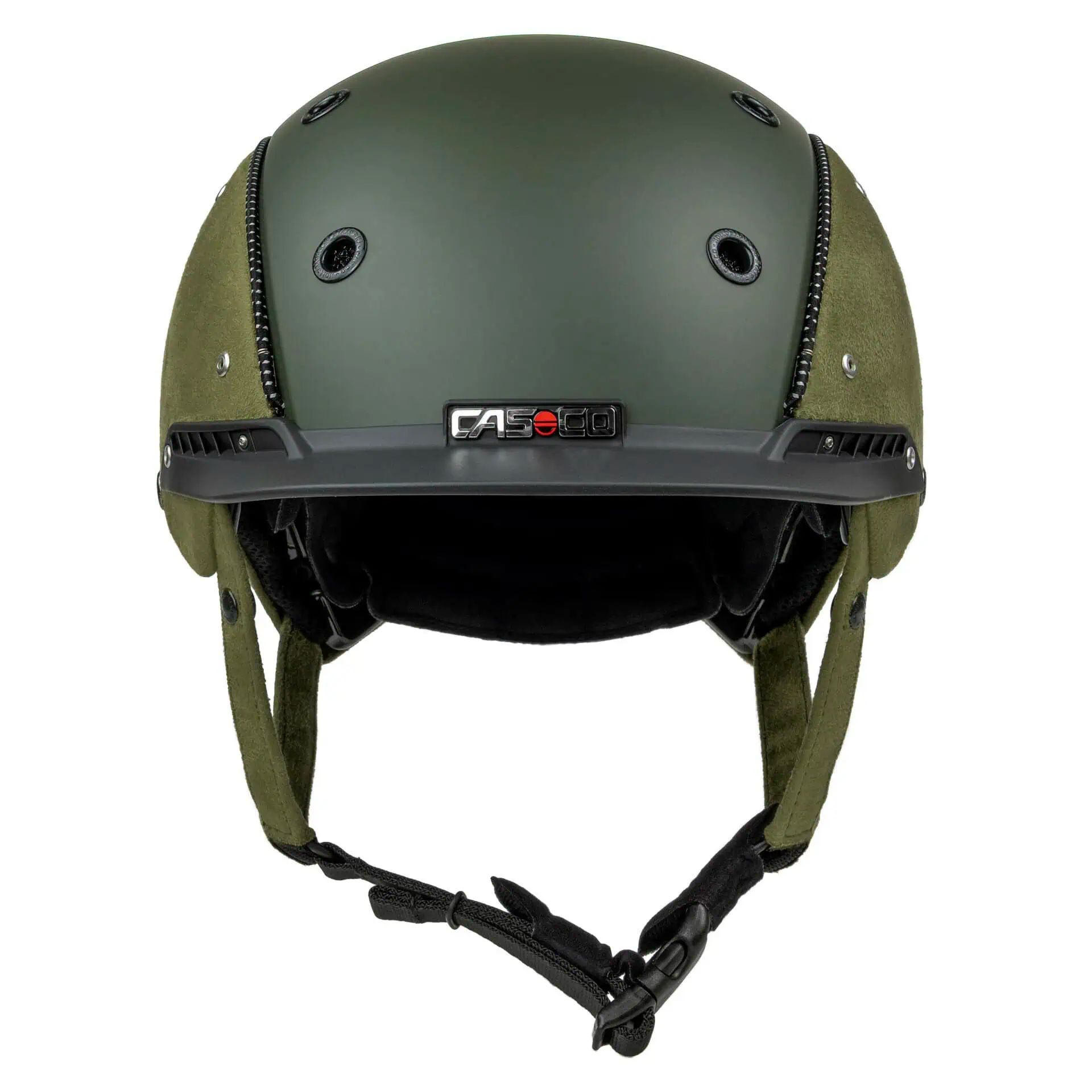 Casco Reithelm Champ-3 Nubuk, chic & sicher mit Disk-Fit Vario, Rückansicht