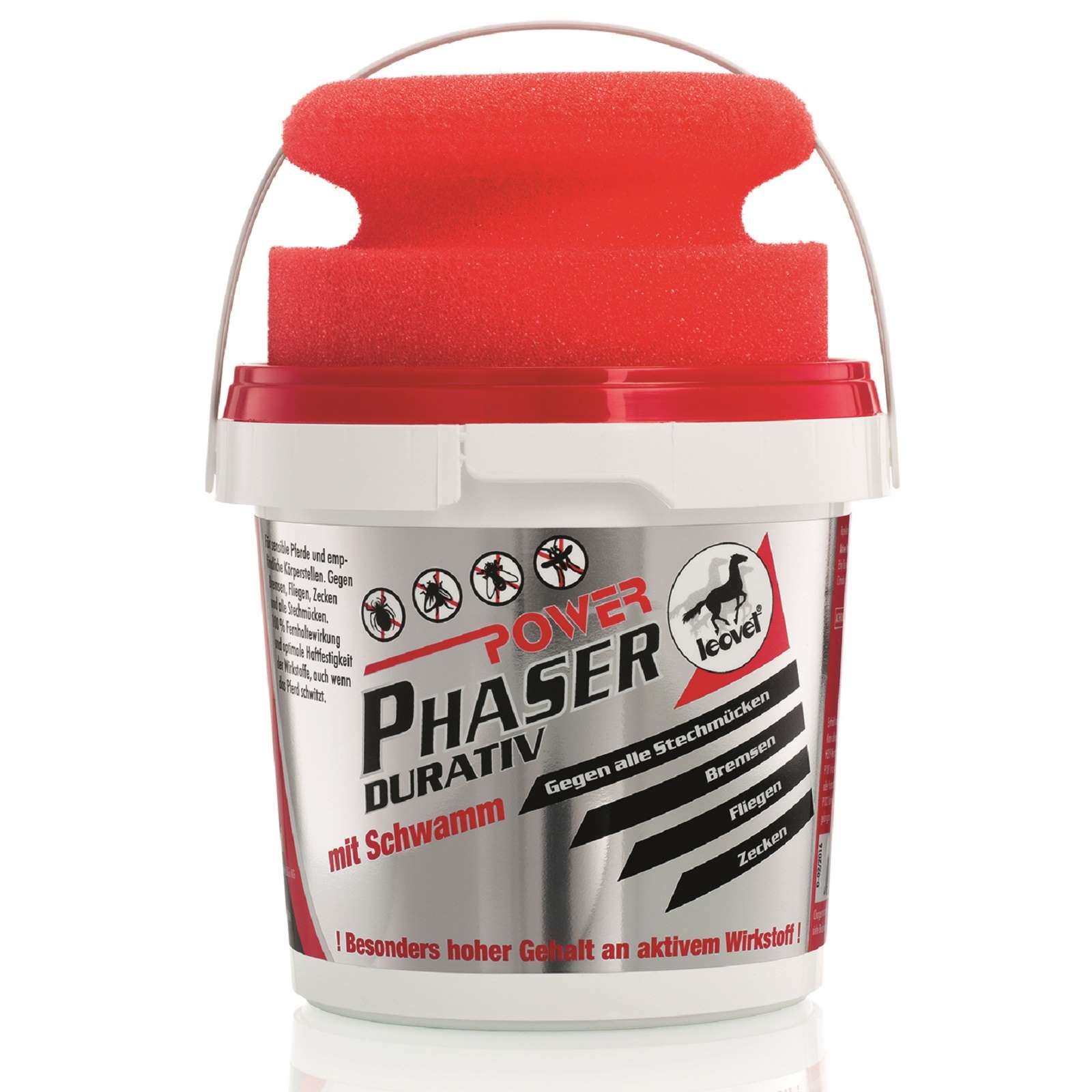 leovet Power Phaser Durativ Insektenschutzgel für Pferde, 500 ml, Vorderansicht