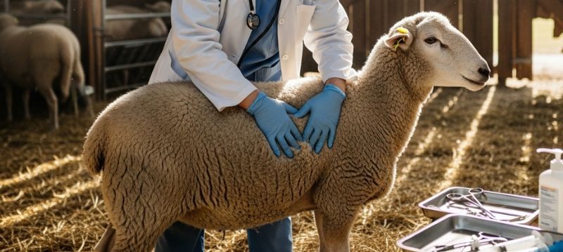 Matérials vétérinaires pour moutons