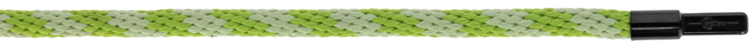 rope, paracord, braided, green, two-tone