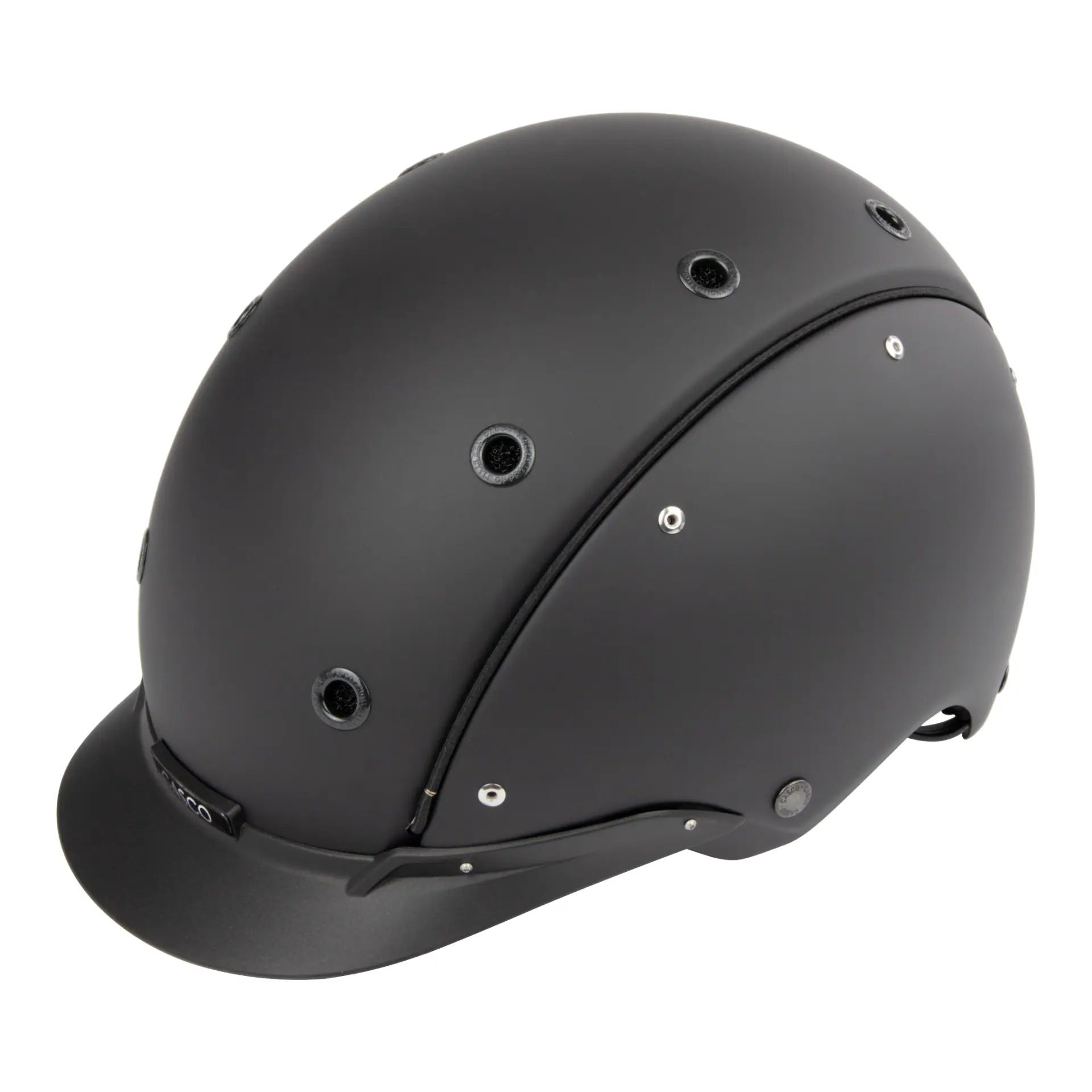 Casco Champ Precision lovaglósisak, sportos kialakítás, sisakdobozzal, prime fekete, 56-58