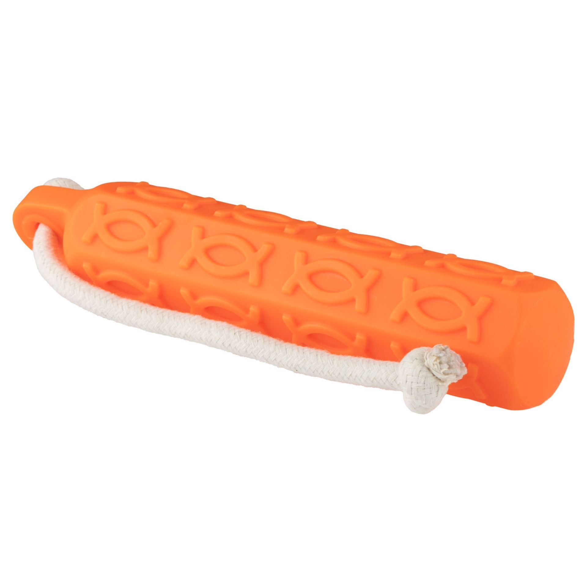 HP&G Apportierdummy Bumper 200g Orange, Seitenansicht