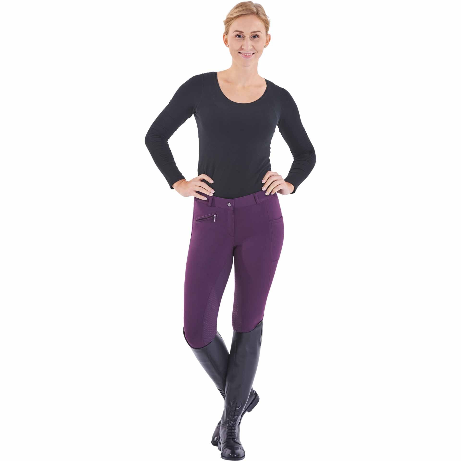 BUSSE Breeches LOVISA-WINTER 68 plum